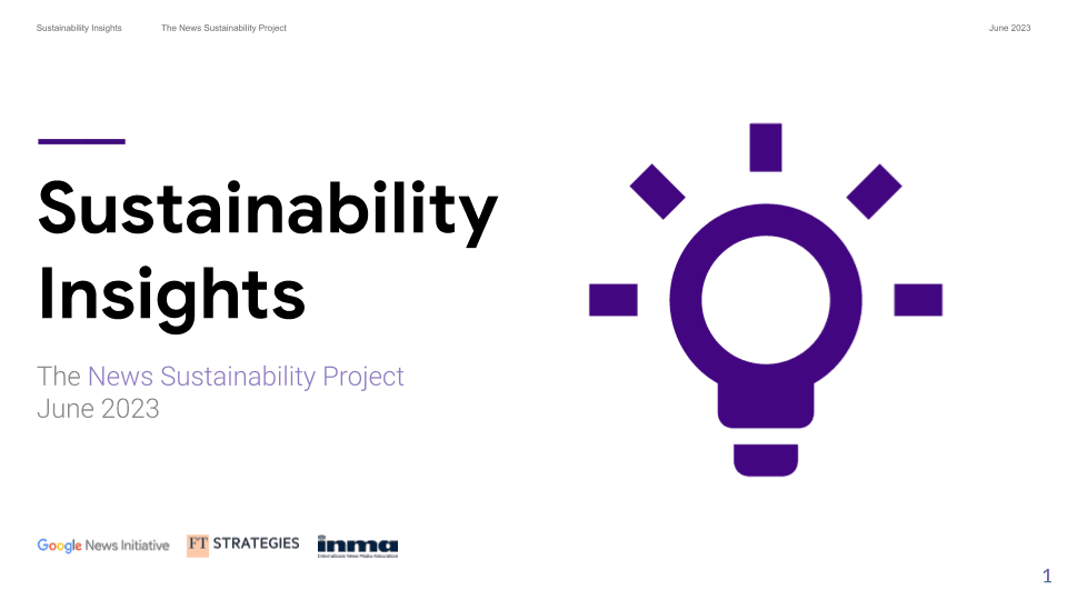 Key Sustainability Insights